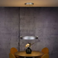 Paul Neuhaus LED Pendelleuchte PURE E-Clipse stone (alu) elektrisch