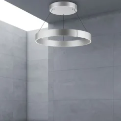 Paul Neuhaus LED Pendelleuchte PURE E-Clipse stone (alu) elektrisch