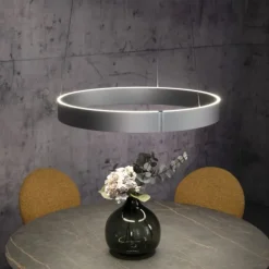 Paul Neuhaus LED Pendelleuchte PURE E-Clipse stone (alu) elektrisch