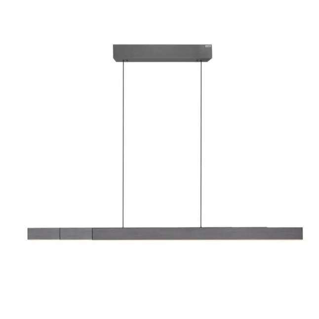Paul Neuhaus LED Pendelleuchte PURE Moto-Rise platin (grau) elektrisch