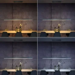 Paul Neuhaus LED Pendelleuchte PURE Moto-Rise platin (grau) elektrisch