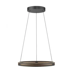Paul Neuhaus LED Pendelleuchte PURE E-Loop oak/ black pearl elektrisch