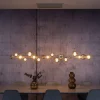 Paul Neuhaus LED Pendelleuchte PURE, bronce, elektrisch höhenverstellb., dimmbar