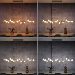 Paul Neuhaus LED Pendelleuchte PURE, bronce, elektrisch höhenverstellb., dimmbar