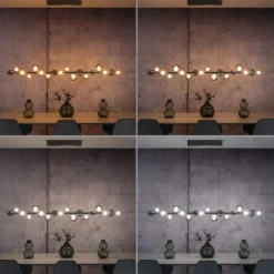 Paul Neuhaus LED Pendelleuchte PURE E-Popup,platin (grau), elektrisch höhenverstellb., dimmbar