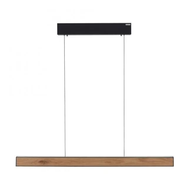 Paul Neuhaus LED Pendelleuchte PURE E-Motion oak/black pearl elektrisch