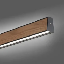 Paul Neuhaus LED Pendelleuchte PURE E-Motion oak/black pearl elektrisch