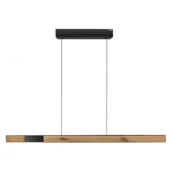 Paul Neuhaus LED Pendelleuchte PURE Moto-Rise oak/black pearl elektrisch