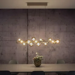 Paul Neuhaus LED Pendelleuchte PURE E-Popup bronce elektrisch