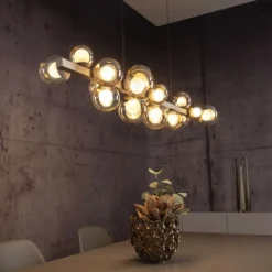 Paul Neuhaus LED Pendelleuchte PURE E-Popup bronce elektrisch