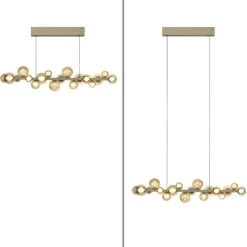 Paul Neuhaus LED Pendelleuchte PURE E-Popup bronce elektrisch