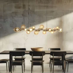 Paul Neuhaus LED Pendelleuchte PURE E-Popup bronce elektrisch