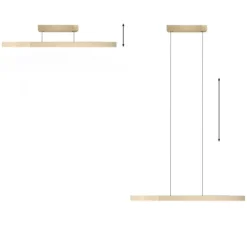 Paul Neuhaus LED Pendelleuchte PURE Moto-Rise imperial gold elektrisch