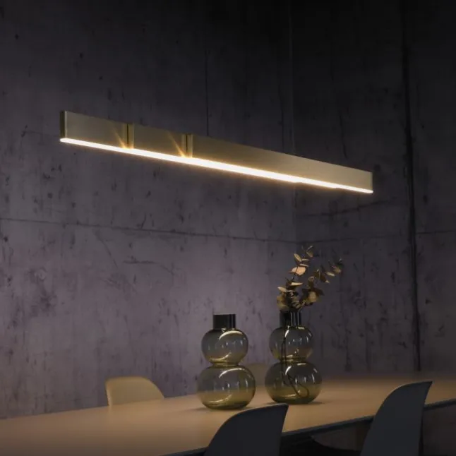 Paul Neuhaus LED Pendelleuchte PURE Moto-Rise imperial gold elektrisch