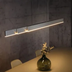 Paul Neuhaus LED Pendelleuchte PURE Moto-Rise diamond (alu) elektrisch