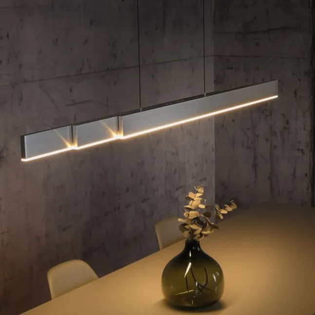 Paul Neuhaus LED Pendelleuchte PURE Moto-Rise diamond (alu) elektrisch