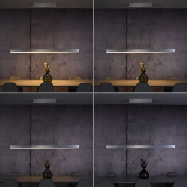 Paul Neuhaus LED Pendelleuchte PURE Moto-Rise diamond (alu) elektrisch