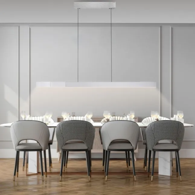 Paul Neuhaus LED Pendelleuchte PURE Moto-Rise diamond (alu) elektrisch