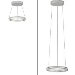 Paul Neuhaus LED Pendelleuchte PURE E-Loop stone (alu) elektrisch