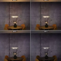 Paul Neuhaus LED Pendelleuchte PURE E-Loop stone (alu) elektrisch