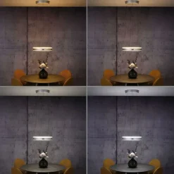 Paul Neuhaus LED Pendelleuchte PURE E-Loop stone (alu) elektrisch