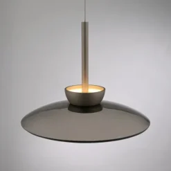 Paul Neuhaus LED Pendelleuchte PURE Moon bronce 3 flammig Lift dimmbar