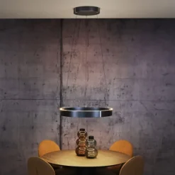 Paul Neuhaus LED Pendelleuchte PURE E-Clipse mystic grey (grau) elektrisch