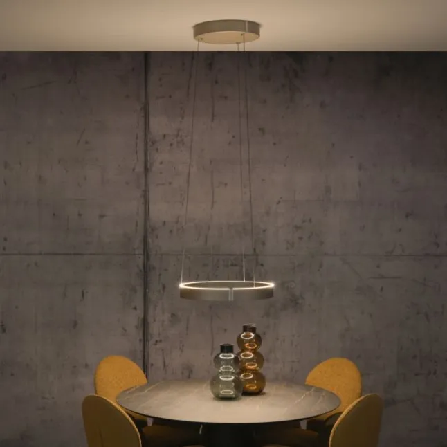Paul Neuhaus LED Pendelleuchte PURE E-Clipse bronce elektrisch