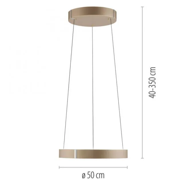 Paul Neuhaus LED Pendelleuchte PURE E-Clipse bronce elektrisch