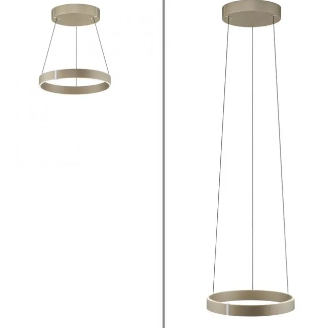 Paul Neuhaus LED Pendelleuchte PURE E-Clipse bronce elektrisch