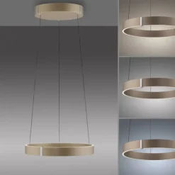 Paul Neuhaus LED Pendelleuchte PURE E-Clipse bronce elektrisch