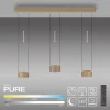 Paul Neuhaus LED Pendelleuchte PURE Clipse, bronce, Fernbedienung, Comfort Lift, Memoryfunktion