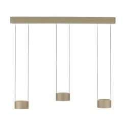 Paul Neuhaus LED Pendelleuchte PURE Clipse, bronce, Fernbedienung, Comfort Lift, Memoryfunktion