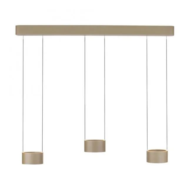 Paul Neuhaus LED Pendelleuchte PURE Clipse, bronce, Fernbedienung, Comfort Lift, Memoryfunktion