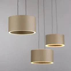 Paul Neuhaus LED Pendelleuchte PURE Clipse, bronce, Fernbedienung, Comfort Lift, Memoryfunktion