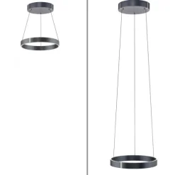 Paul Neuhaus LED Pendelleuchte PURE E-Clipse mystic grey (grau) elektrisch