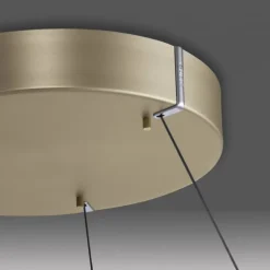 Paul Neuhaus LED Pendelleuchte PURE E-Loop ivory gold elektrisch