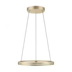 Paul Neuhaus LED Pendelleuchte PURE E-Loop ivory gold elektrisch