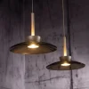 Paul Neuhaus LED Pendelleuchte Pure Moon, bronce, dimmbar
