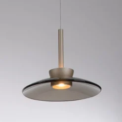 Paul Neuhaus LED Pendelleuchte Pure Moon, bronce, dimmbar