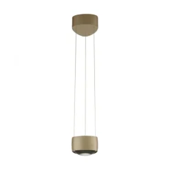 Paul Neuhaus LED Pendelleuchte Q-STRETTO, bronce, dimmbar, Fernbedienung