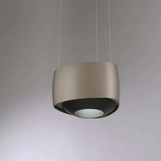 Paul Neuhaus LED Pendelleuchte Q-STRETTO, bronce, dimmbar, Fernbedienung