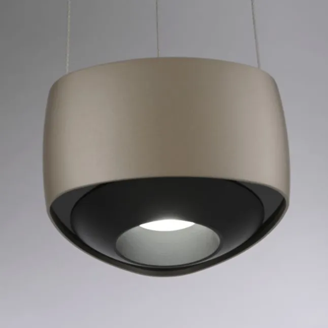 Paul Neuhaus LED Pendelleuchte Q-STRETTO, bronce, dimmbar, Fernbedienung