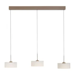 Paul Neuhaus LED Pendelleuchte MARIKA, sand, 3 flammig