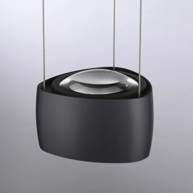 Paul Neuhaus LED Pendelleuchte Q-STRETTO, schwarz, dimmbar, Fernbedienung