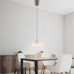 Paul Neuhaus LED Pendelleuchte MARIKA, sand, höhenverstellbar