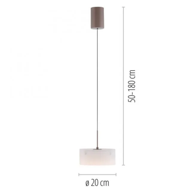 Paul Neuhaus LED Pendelleuchte MARIKA, sand, höhenverstellbar