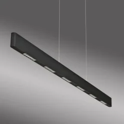 Paul Neuhaus LED Pendelleuchte Q-STRETTO, schwarz,