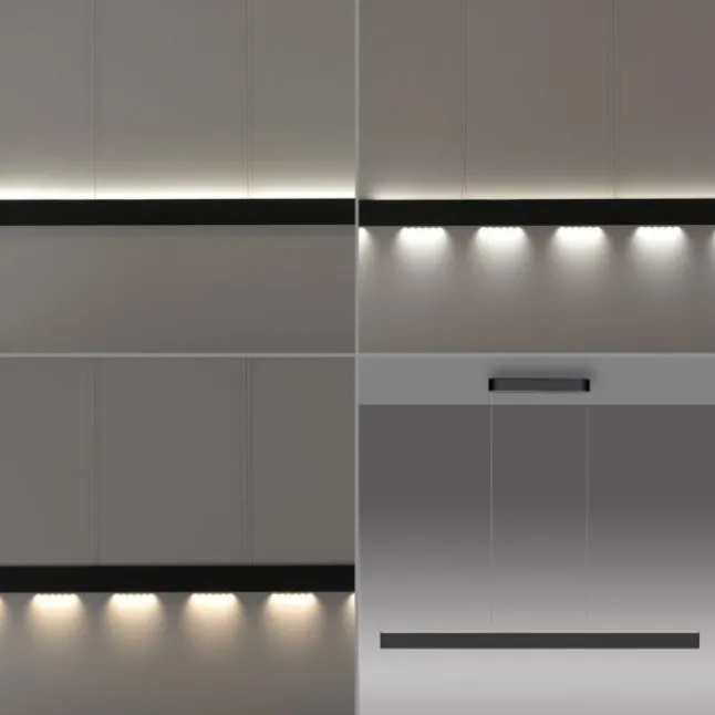 Paul Neuhaus LED Pendelleuchte Q-STRETTO, schwarz,
