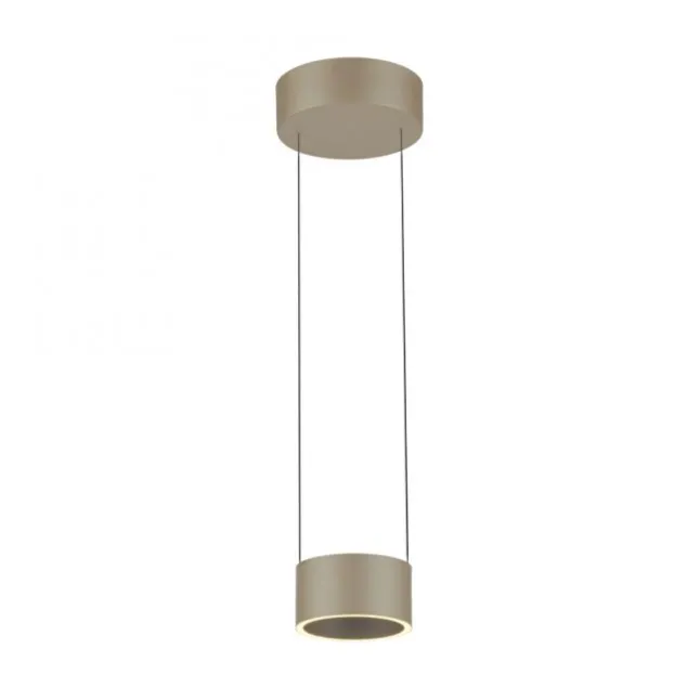 Paul Neuhaus LED Pendelleuchte PURE Clipse, bronce, Fernbedienung, dimmbar